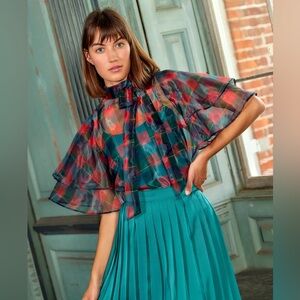 Alden Adair Heddy Top | Holiday Plaid - NWT